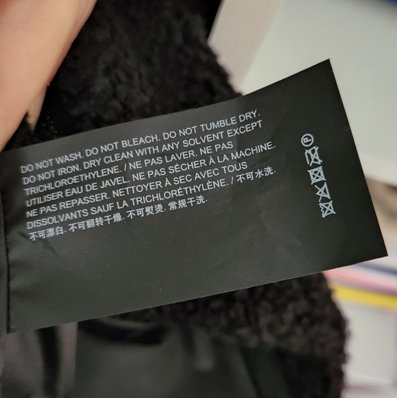 NWT Theory Fleece Zip Up. Size L - Picture 4 of 4